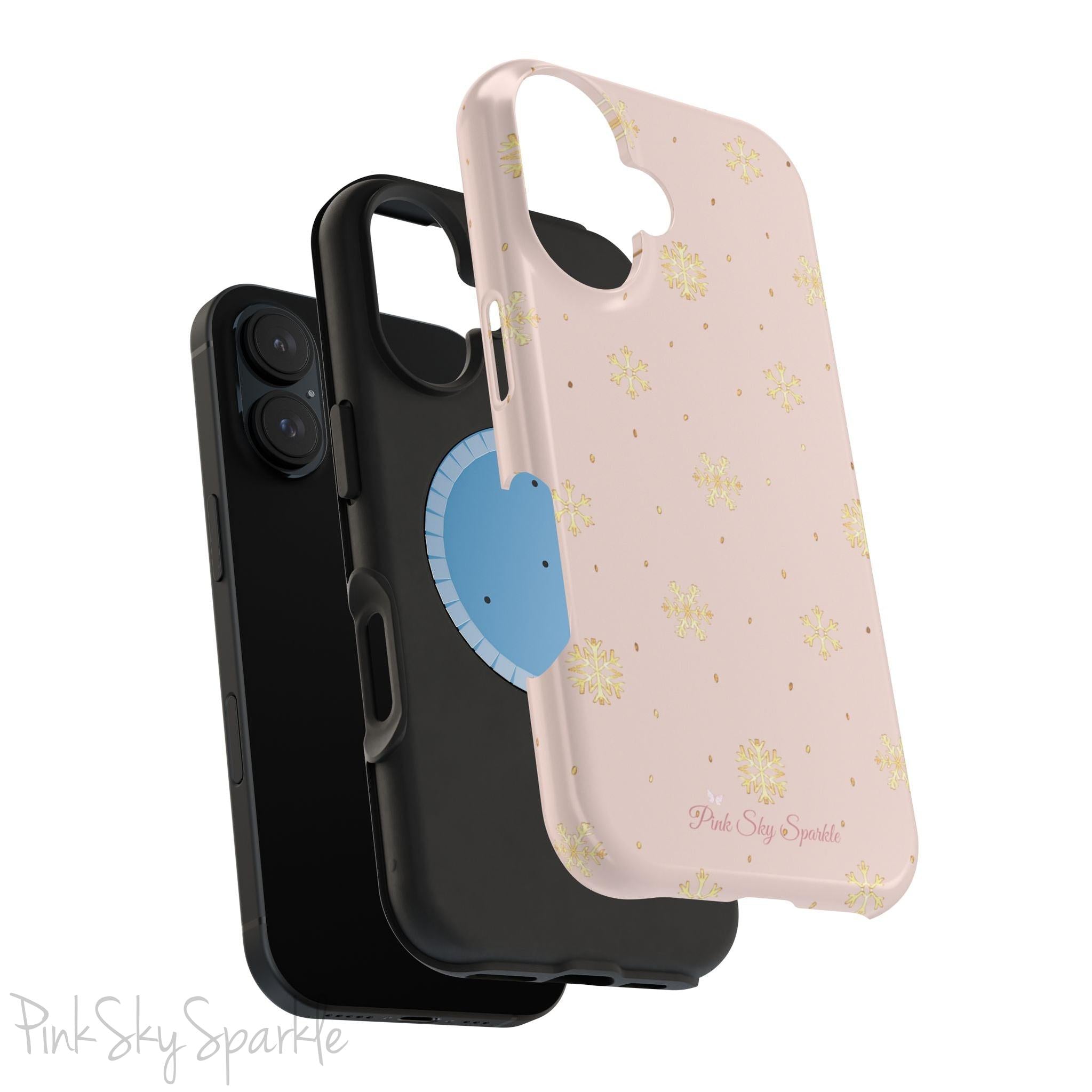 Snowflake Sparkle Magnetic iPhone Case