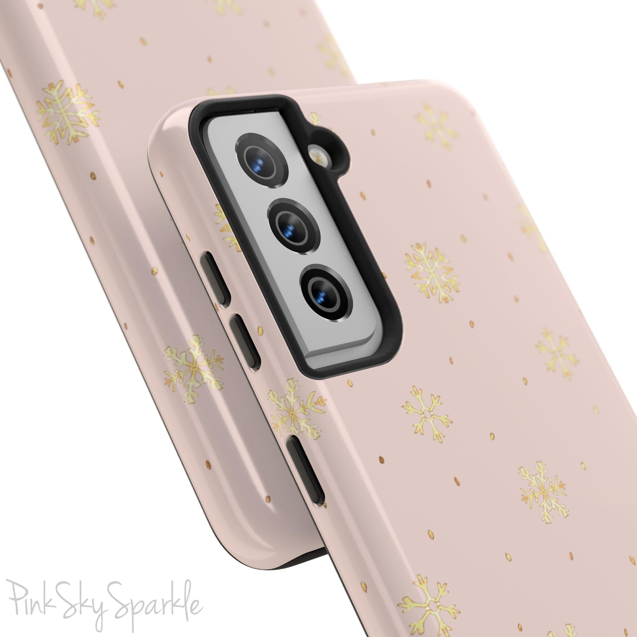 Snowflake Sparkle Samsung Galaxy Phone Case