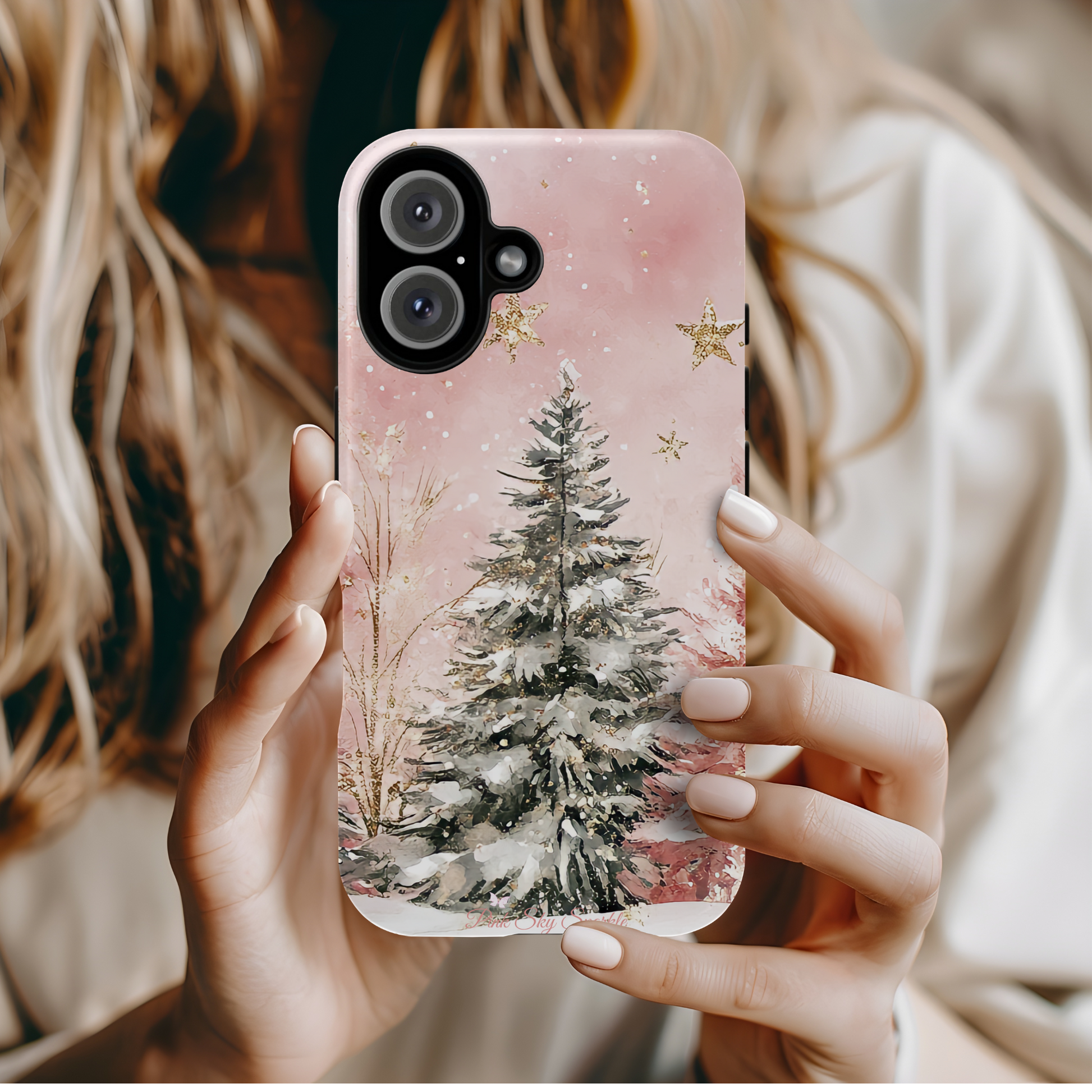 Sparkling Trees Magnetic iPhone Case