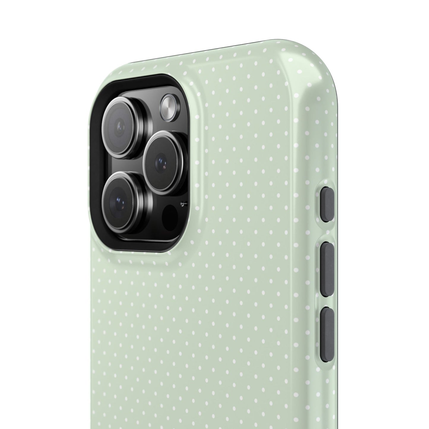 Spring Green Polka Dot Chic Magnetic iPhone Case