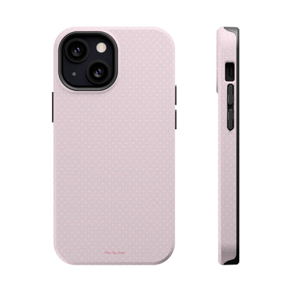 Spring Pink Polka Dot Chic Magnetic iPhone Case