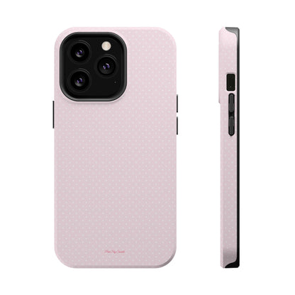 Spring Pink Polka Dot Chic Magnetic iPhone Case