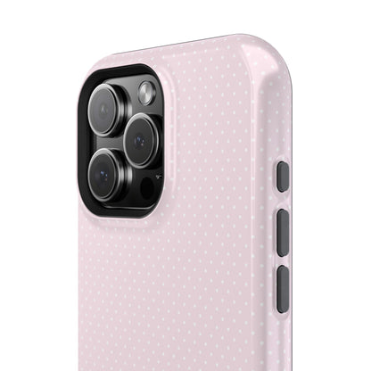 Spring Pink Polka Dot Chic Magnetic iPhone Case