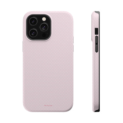 Spring Pink Polka Dot Chic Magnetic iPhone Case