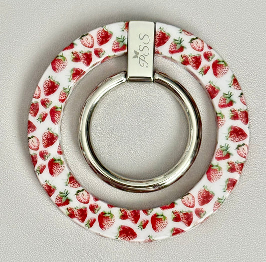 Strawberry Crush MagSafe Ring Phone Grip