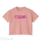 "Strong and Beautiful" Women's Boxy Fit T-shirt