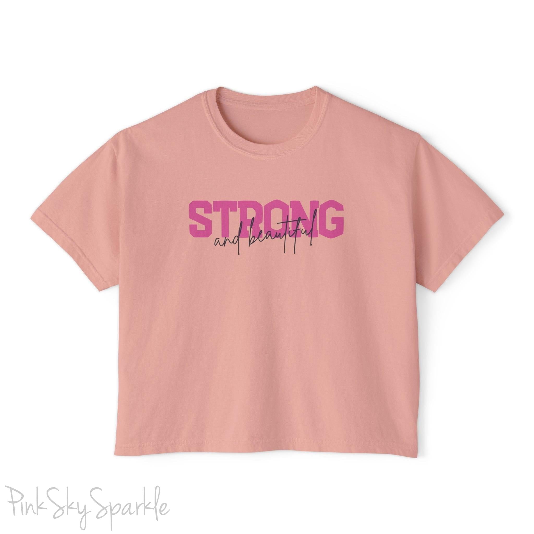 "Strong and Beautiful" Women's Boxy Fit T-shirt