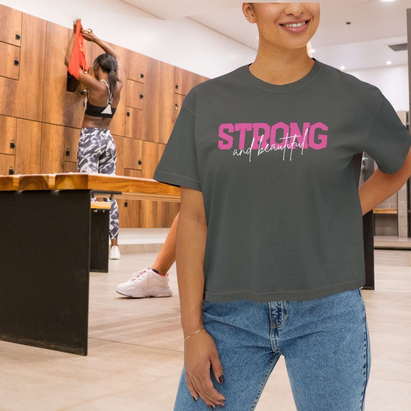 "Strong and Beautiful" Women's Boxy Fit T-shirt