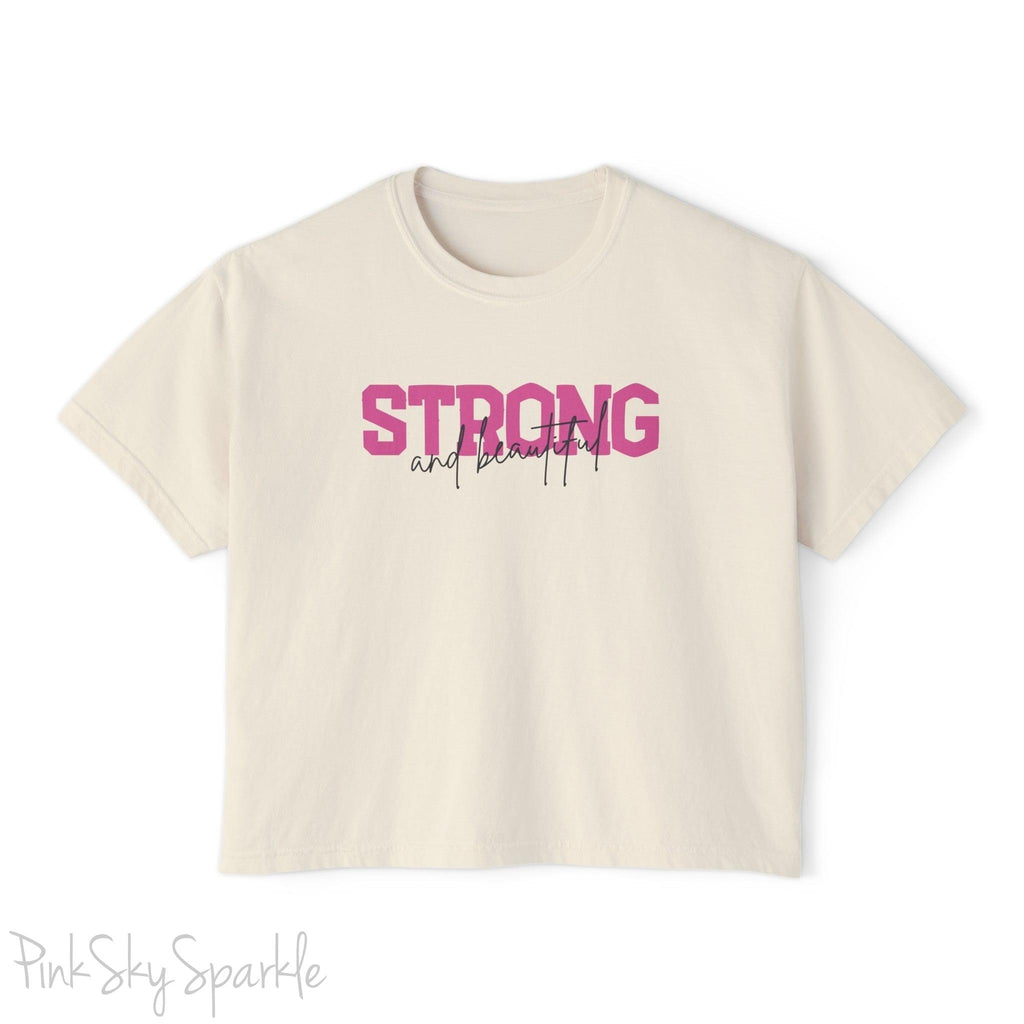 "Strong and Beautiful" Women's Boxy Fit T-shirt