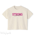 "Strong and Beautiful" Women's Boxy Fit T-shirt