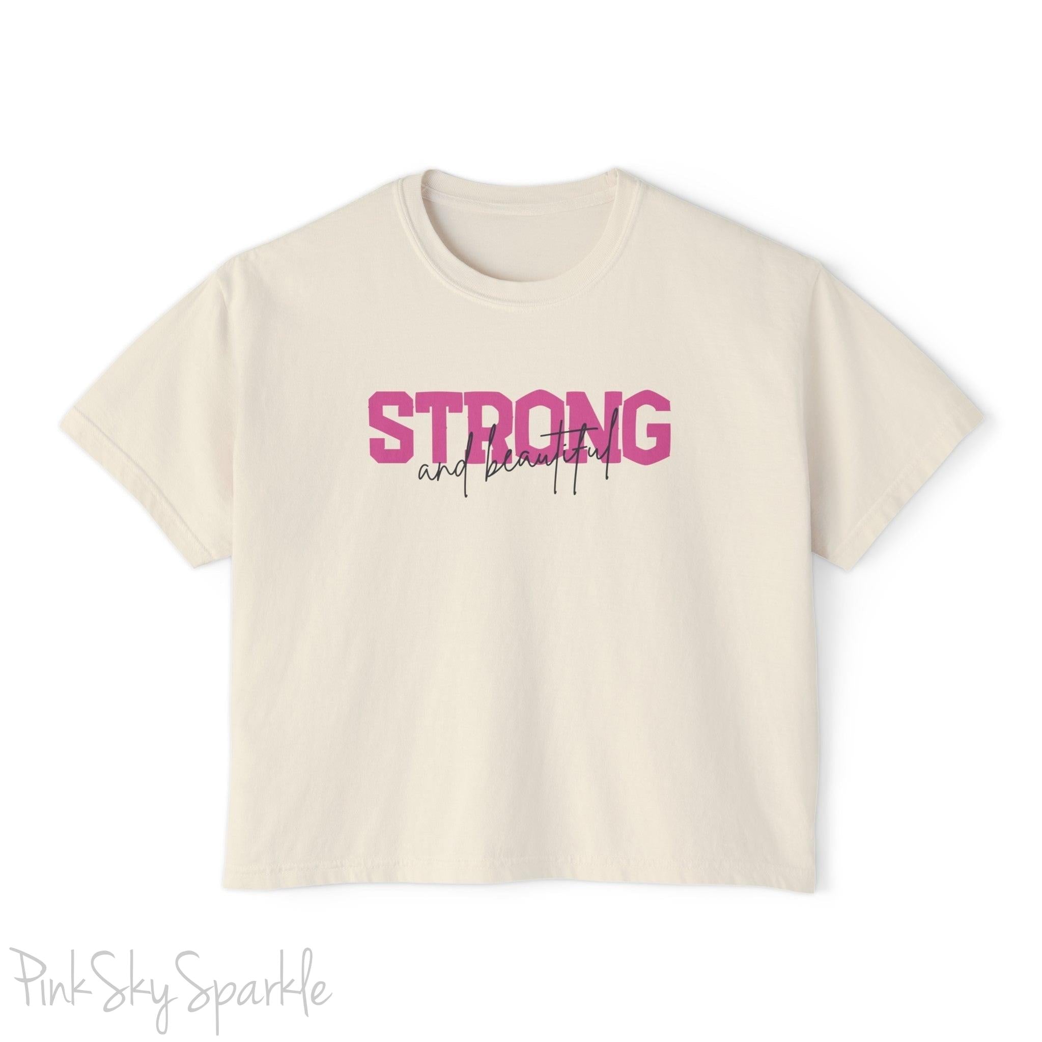 "Strong and Beautiful" Women's Boxy Fit T-shirt