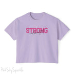 "Strong and Beautiful" Women's Boxy Fit T-shirt