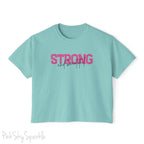 "Strong and Beautiful" Women's Boxy Fit T-shirt