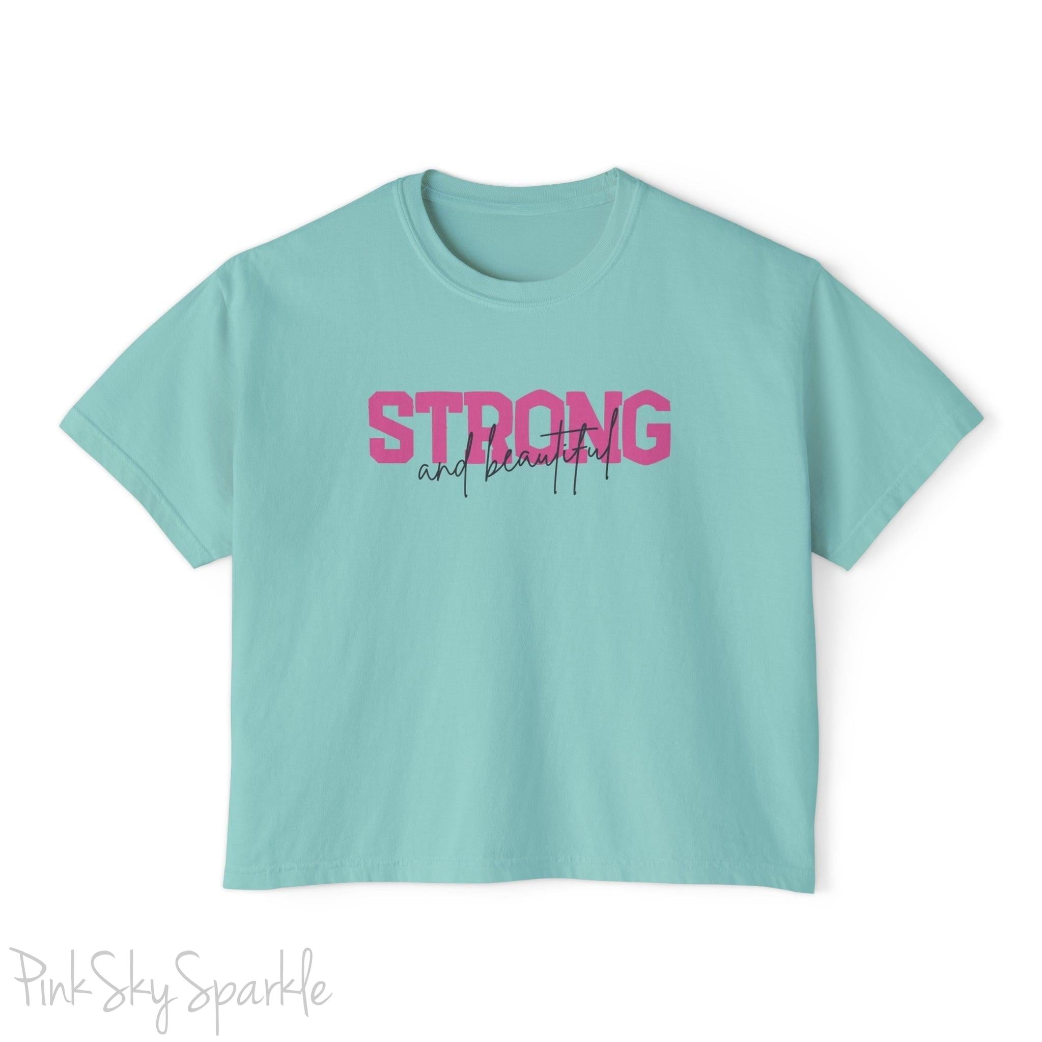 "Strong and Beautiful" Women's Boxy Fit T-shirt