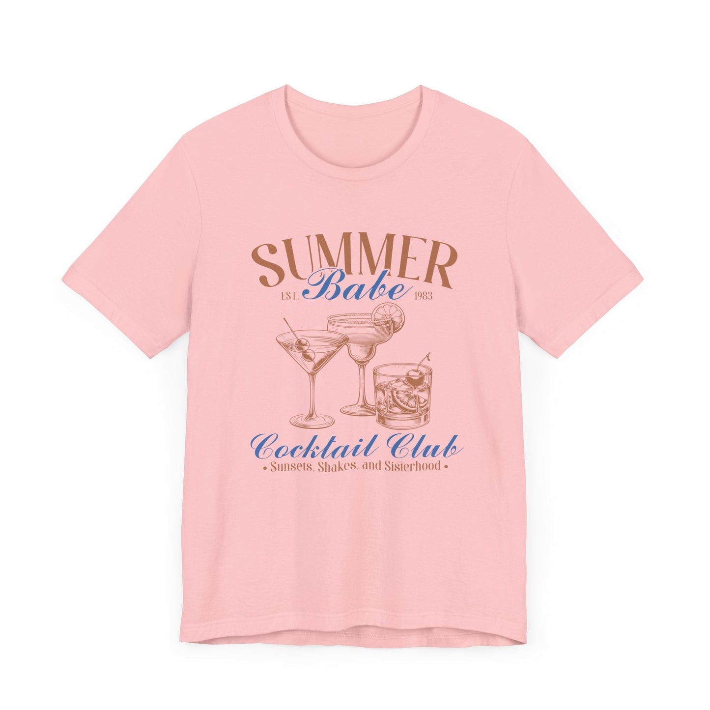 Summer Babe Cocktail Club T-shirt