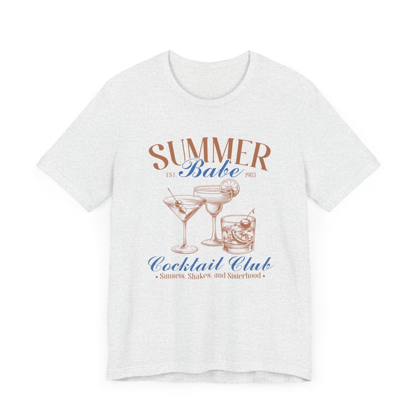 Summer Babe Cocktail Club T-shirt