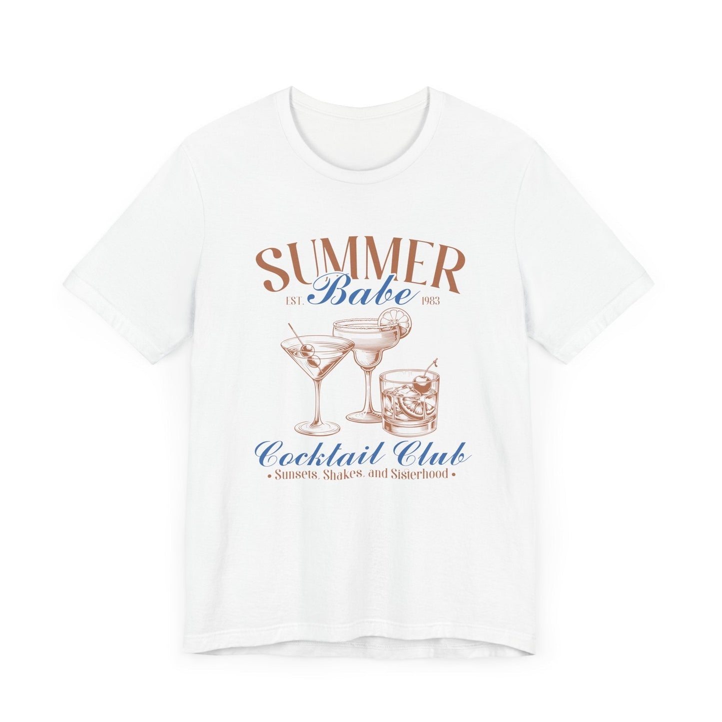 Summer Babe Cocktail Club T-shirt