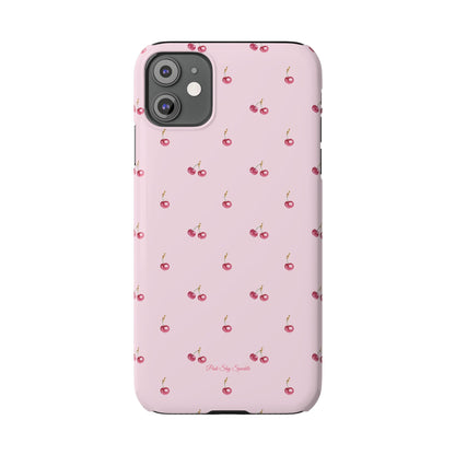 Sweet Cherry Luxe Slim iPhone Case