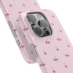 Sweet Cherry Luxe Slim iPhone Case