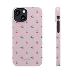 Sweet Cherry Luxe Slim iPhone Case