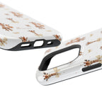 Sweet Safari Style Magnetic iPhone Case – Cute Giraffe Print with Bows