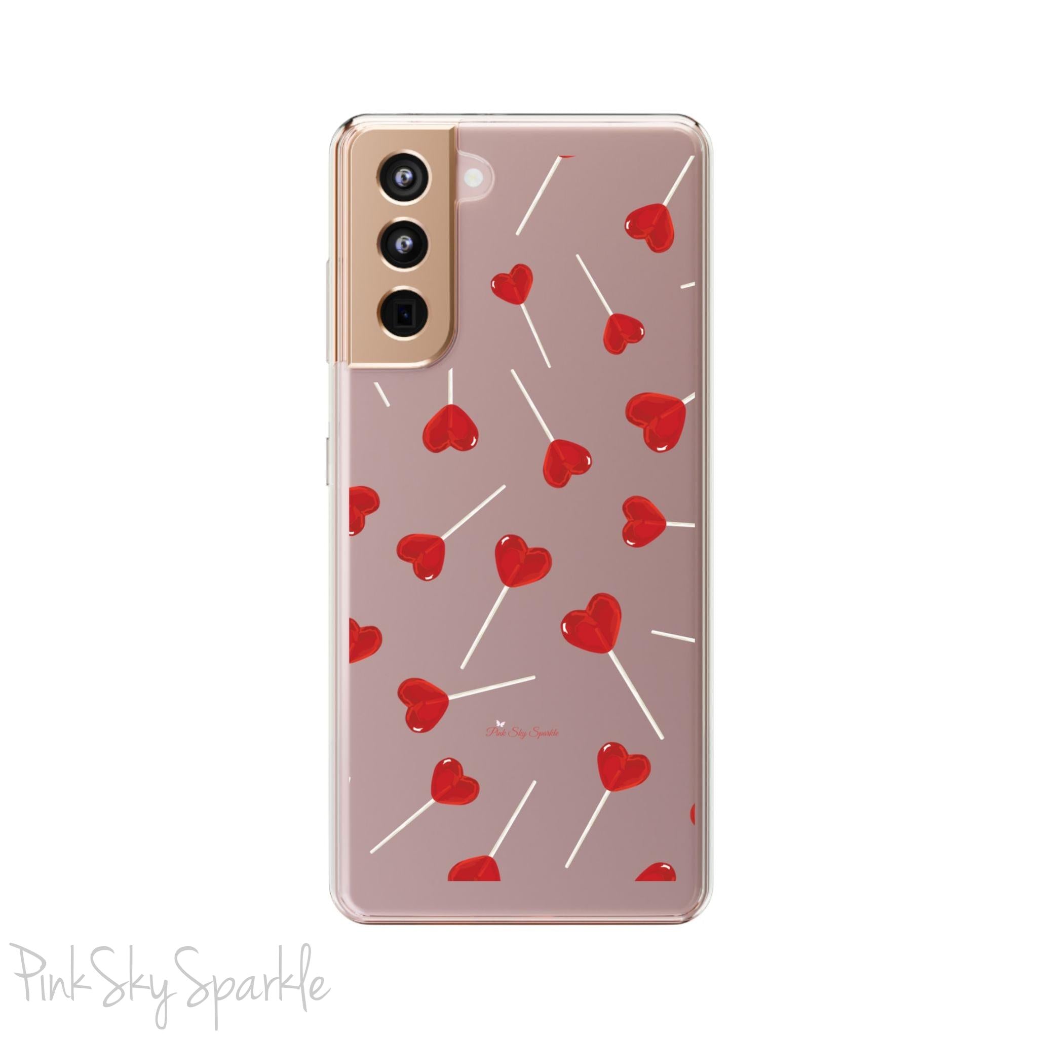 Sweetheart Sucker Clear Phone Case