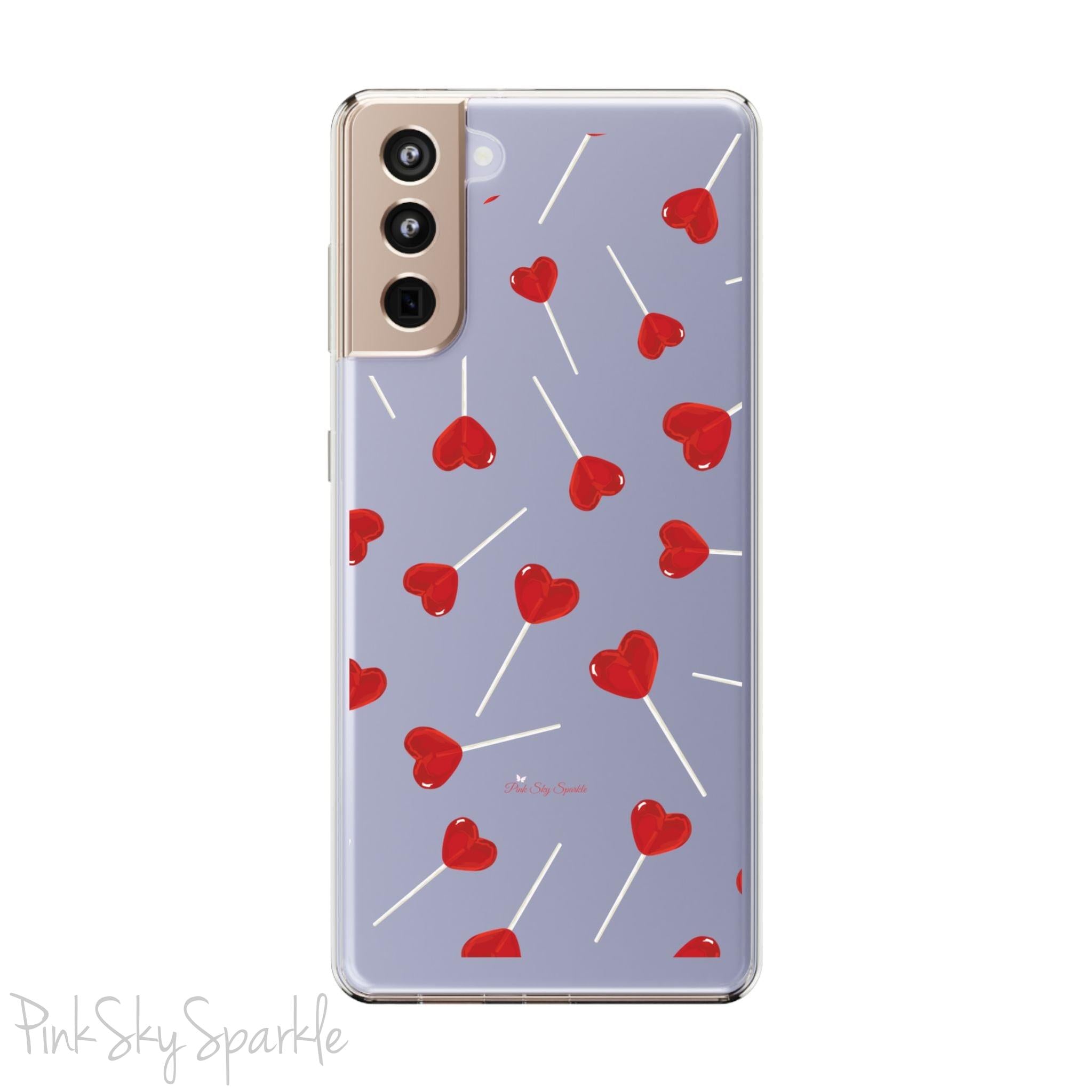 Sweetheart Sucker Clear Phone Case