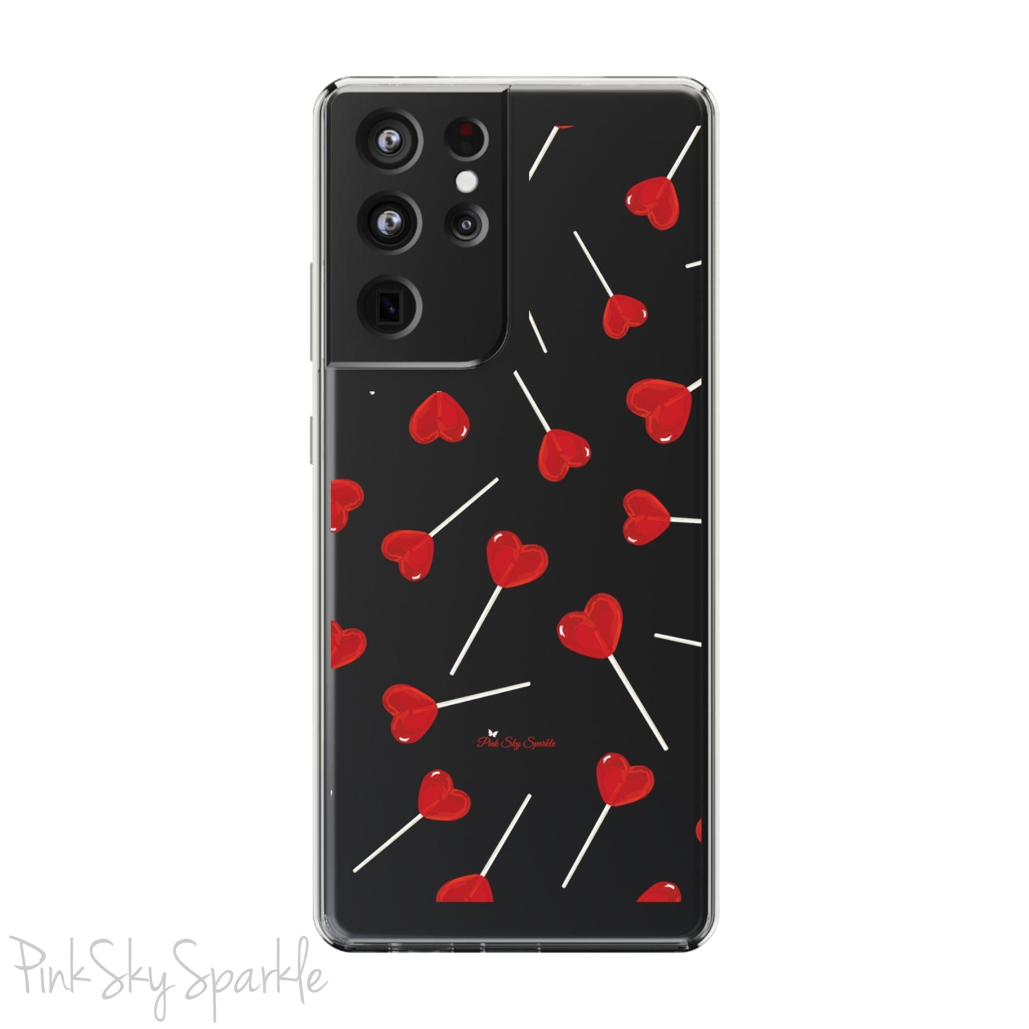 Sweetheart Sucker Clear Phone Case