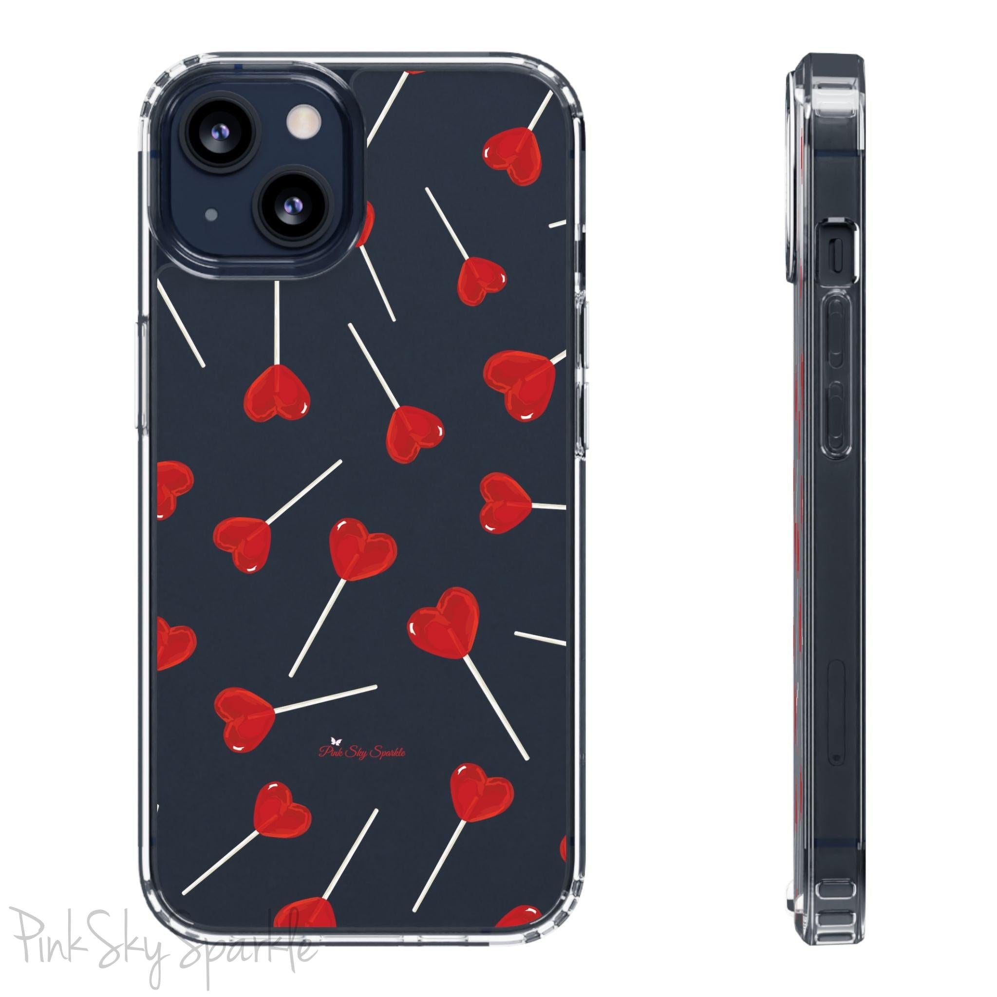 Sweetheart Sucker Clear Phone Case