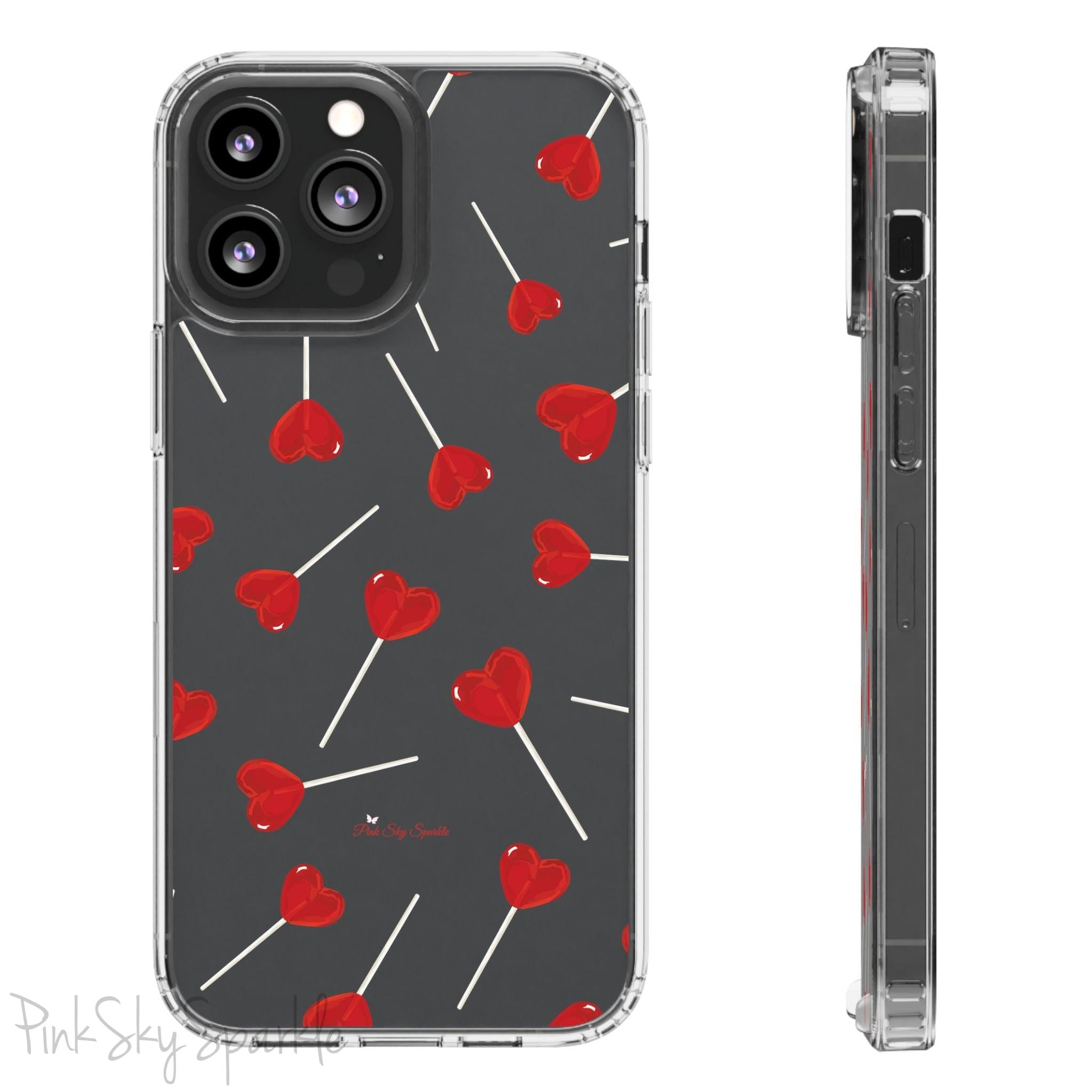 Sweetheart Sucker Clear Phone Case