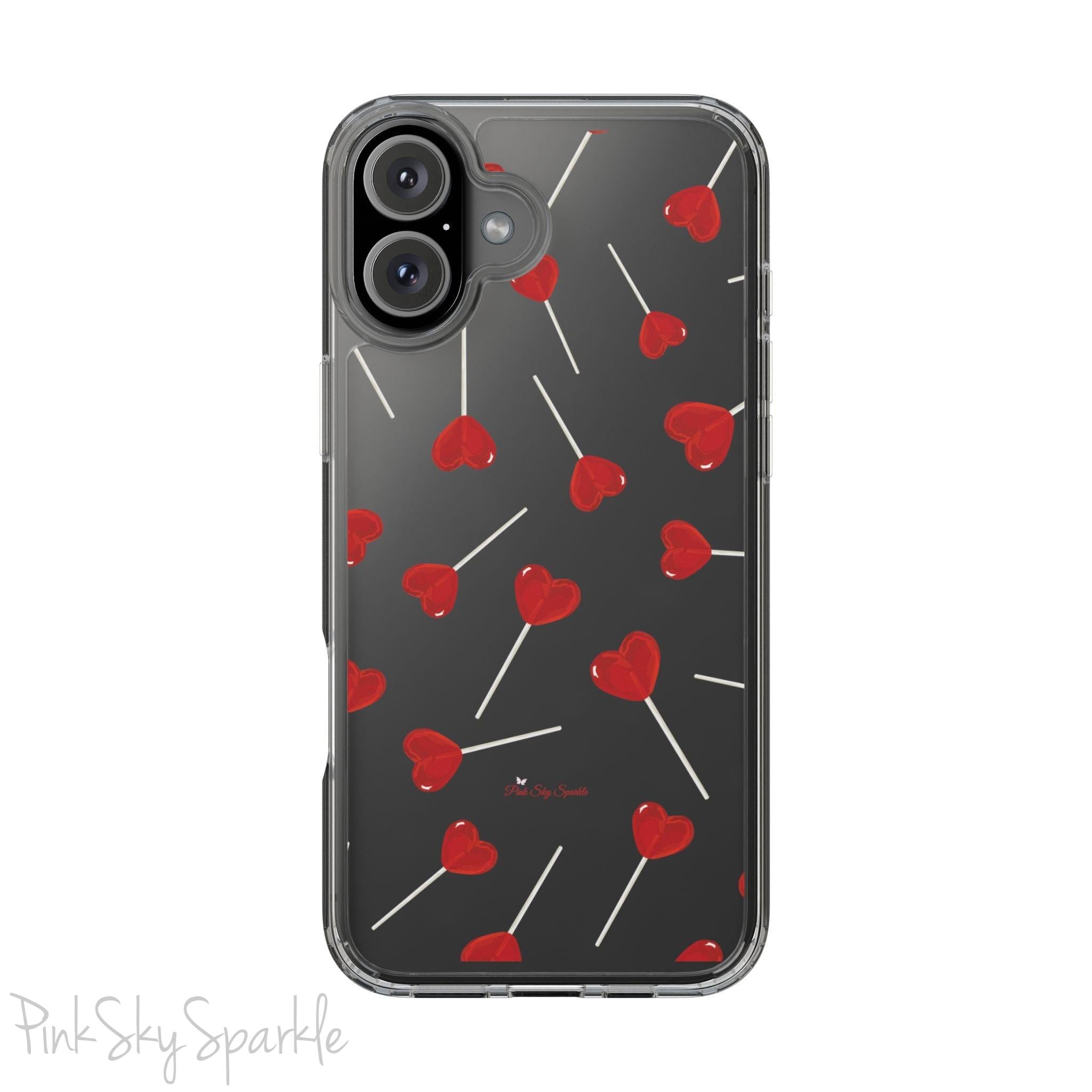 Sweetheart Sucker Clear Phone Case