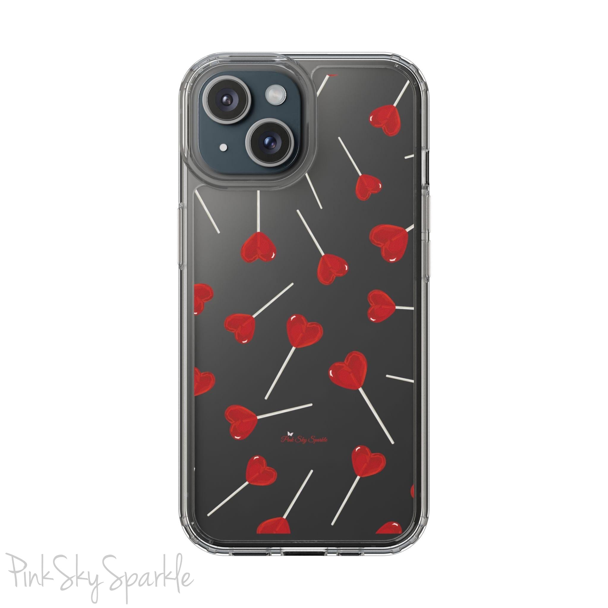 Sweetheart Sucker Clear Phone Case