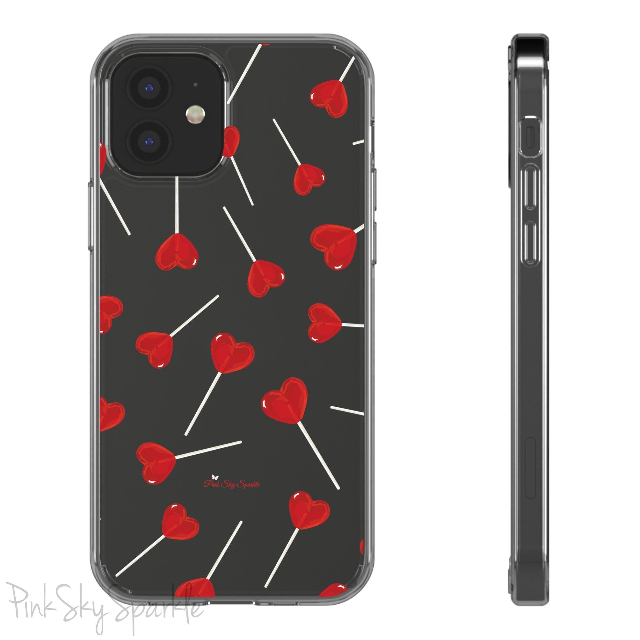 Sweetheart Sucker Clear Phone Case
