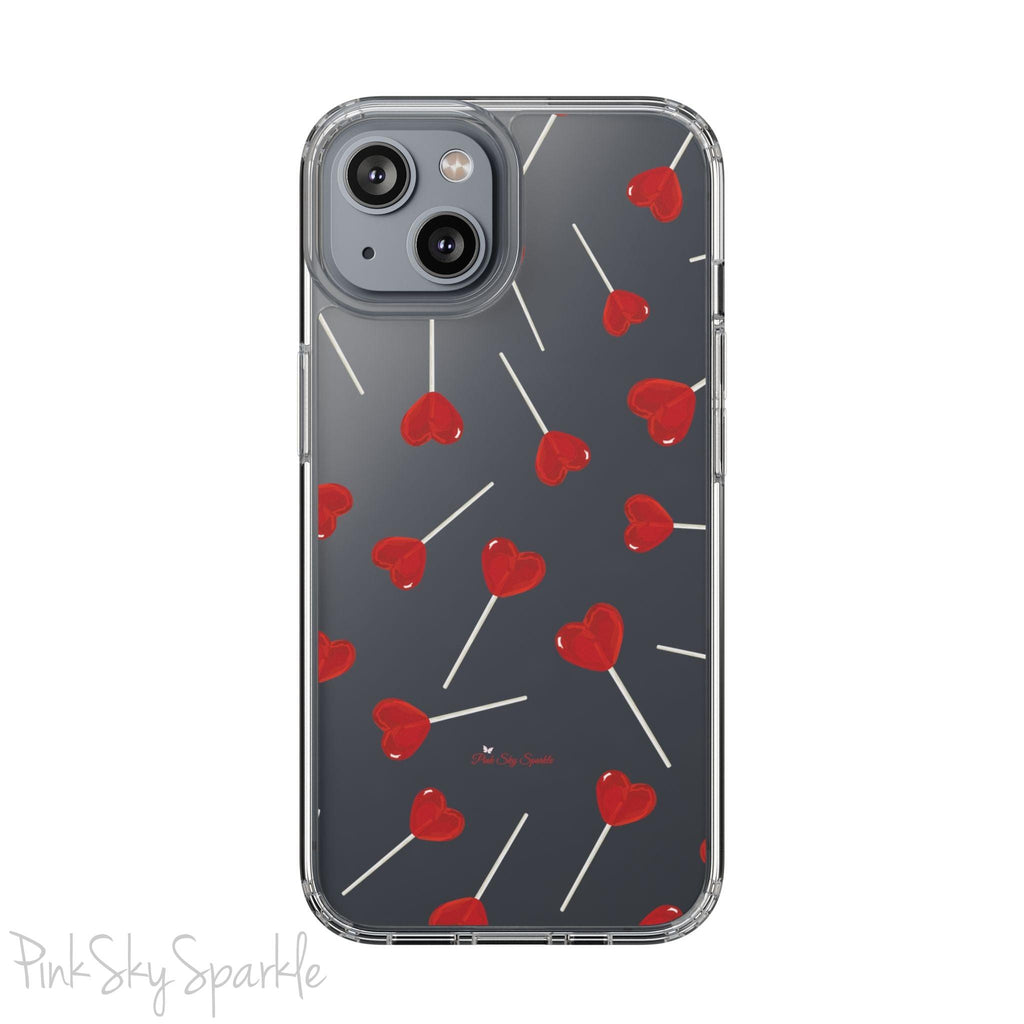 Sweetheart Sucker Clear Phone Case