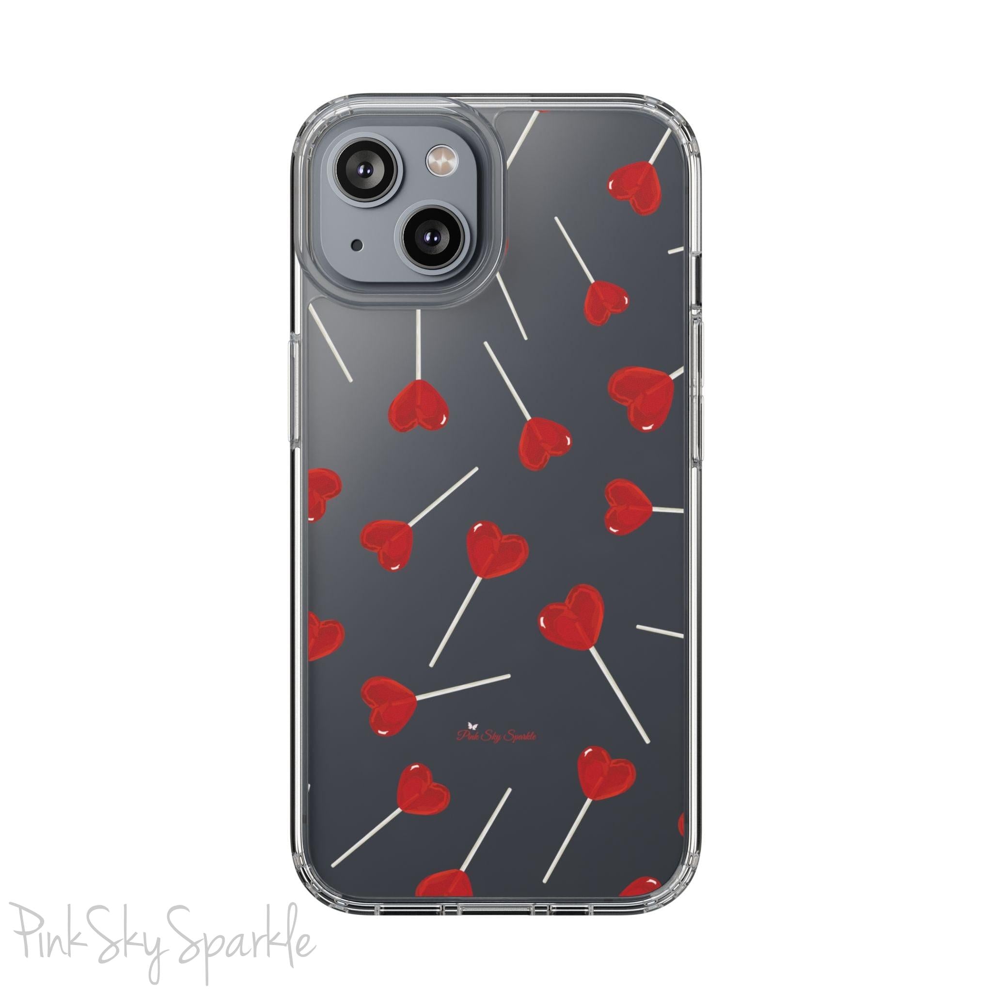 Sweetheart Sucker Clear Phone Case