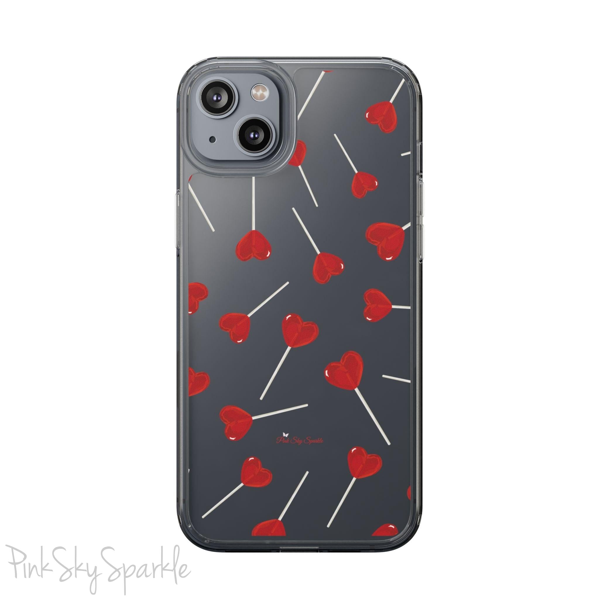 Sweetheart Sucker Clear Phone Case