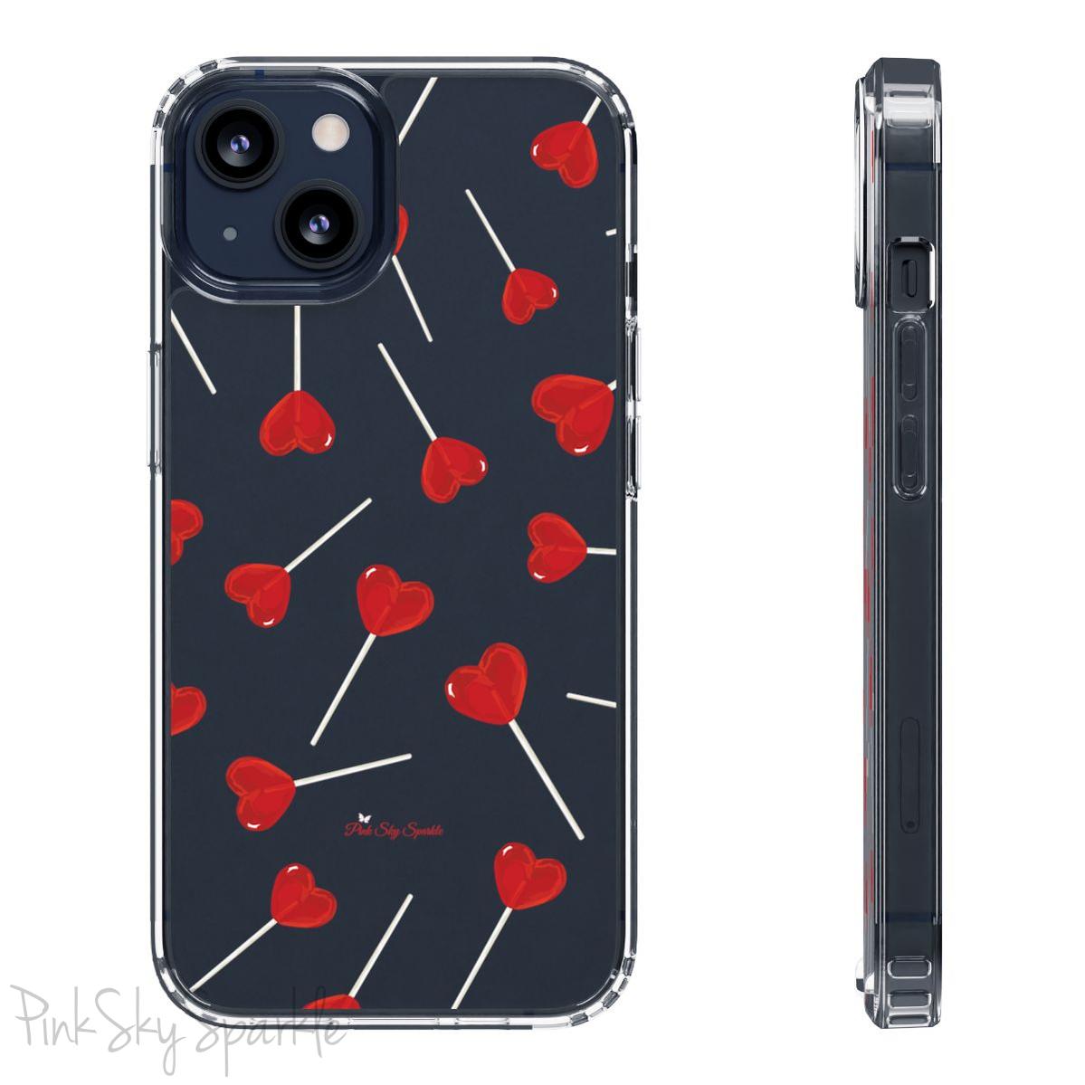 Sweetheart Sucker Clear Phone Case