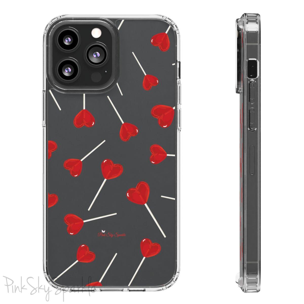 Sweetheart Sucker Clear Phone Case