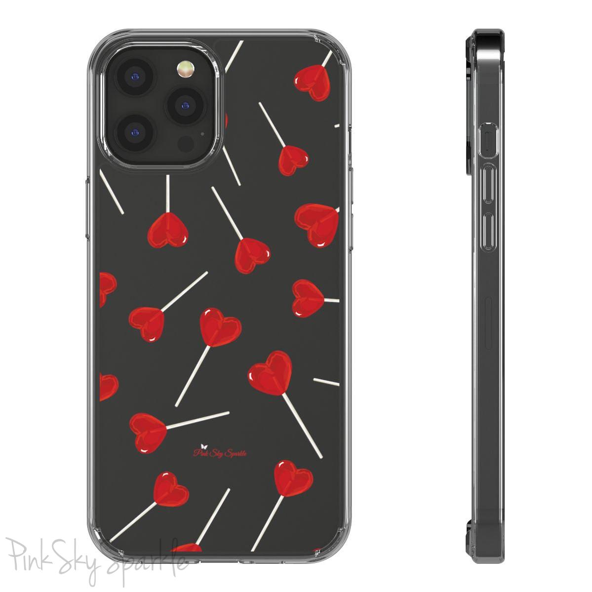 Sweetheart Sucker Clear Phone Case
