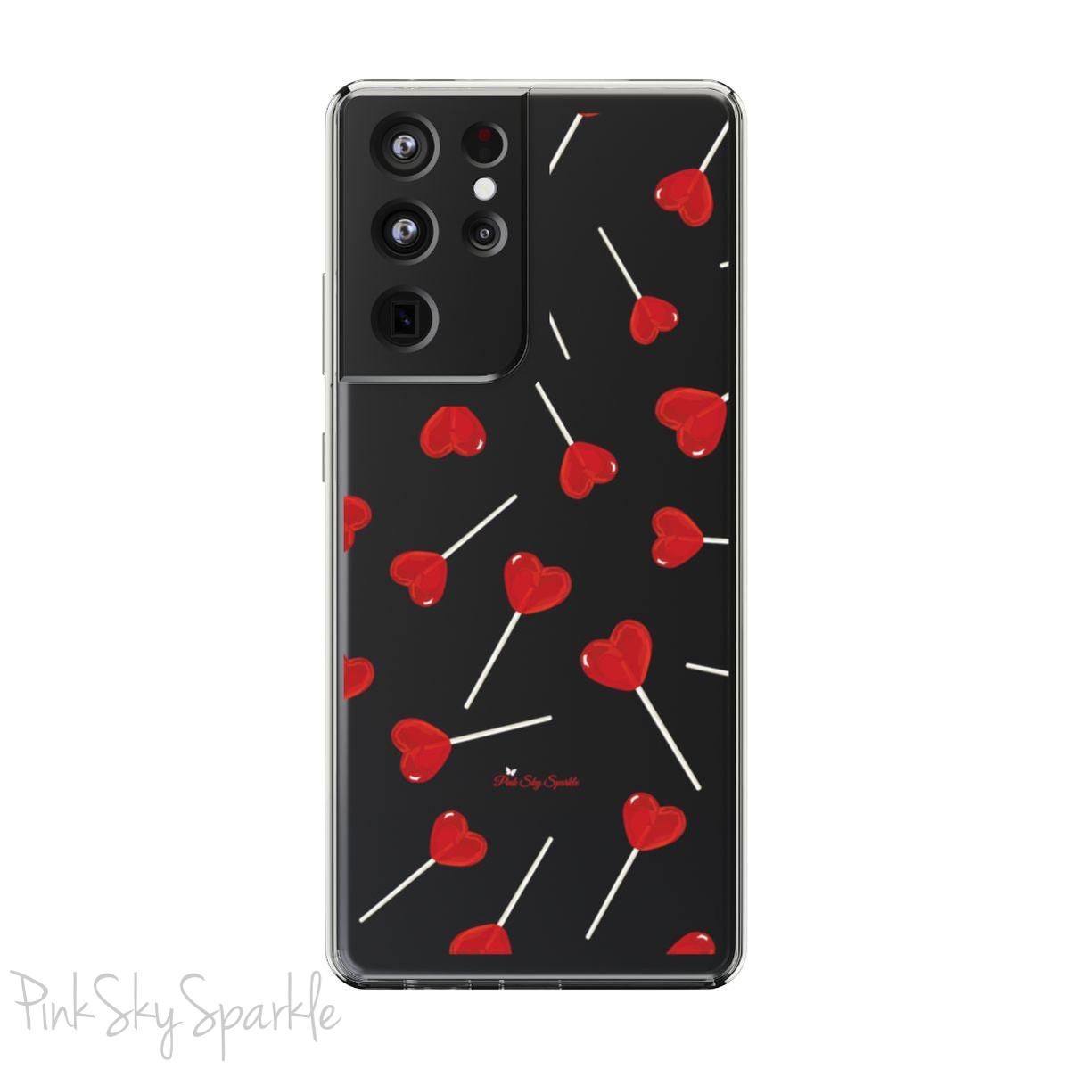 Sweetheart Sucker Clear Phone Case