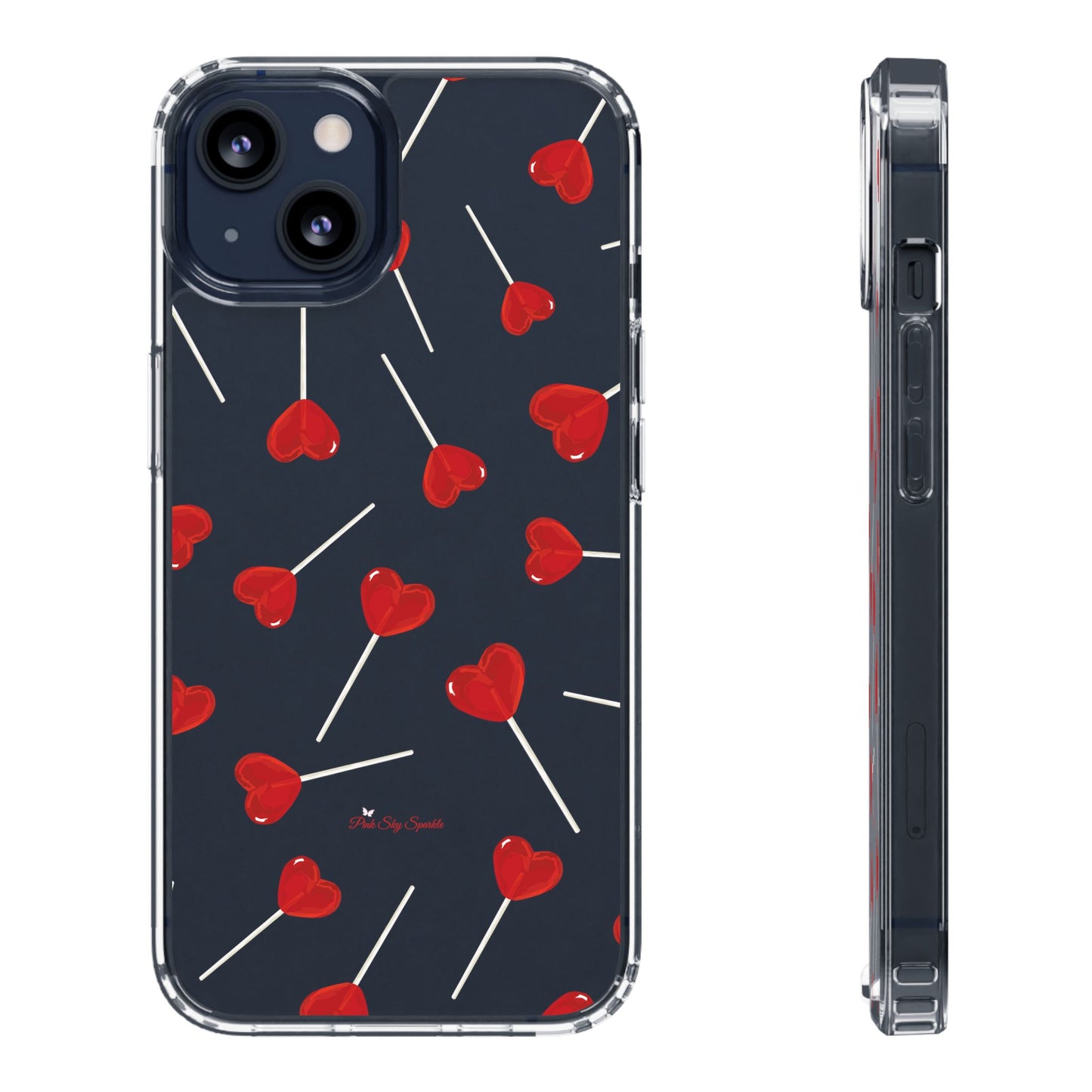 Sweetheart Sucker Clear Phone Case