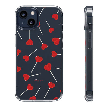 Sweetheart Sucker Clear Phone Case