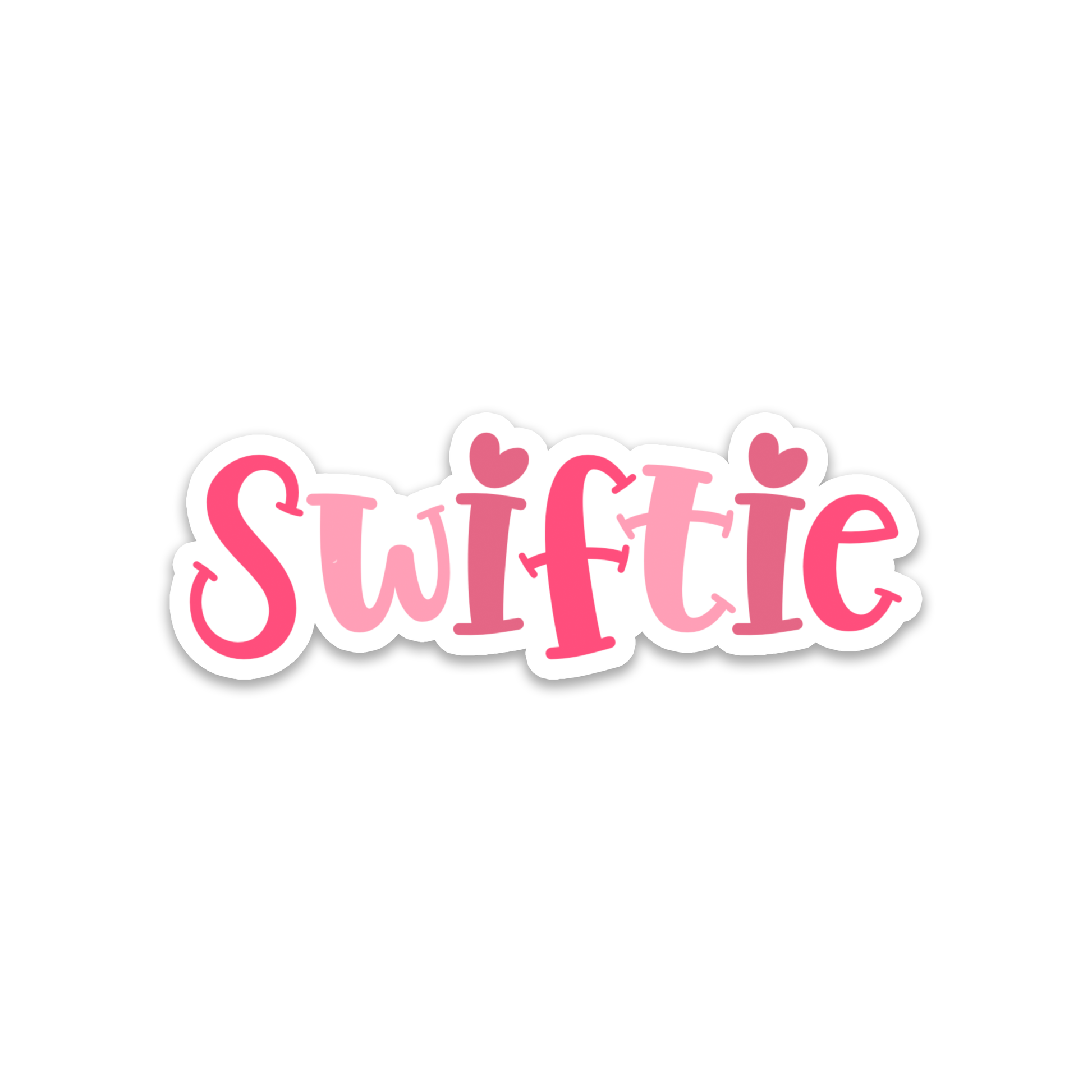 Swiftie - Taylor Swift - Waterproof Sticker. These stickers are great to use on laptops, water bottles, planners, journals, scrapbooks, iPads, cars, and skateboards.