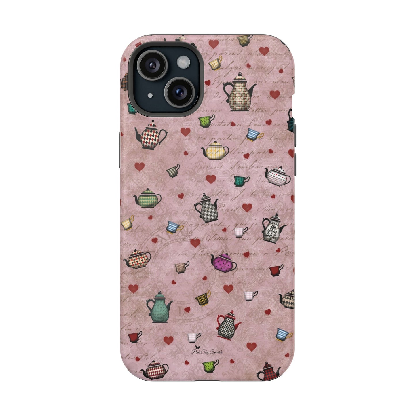 Tea Hearts Magnetic iPhone Case