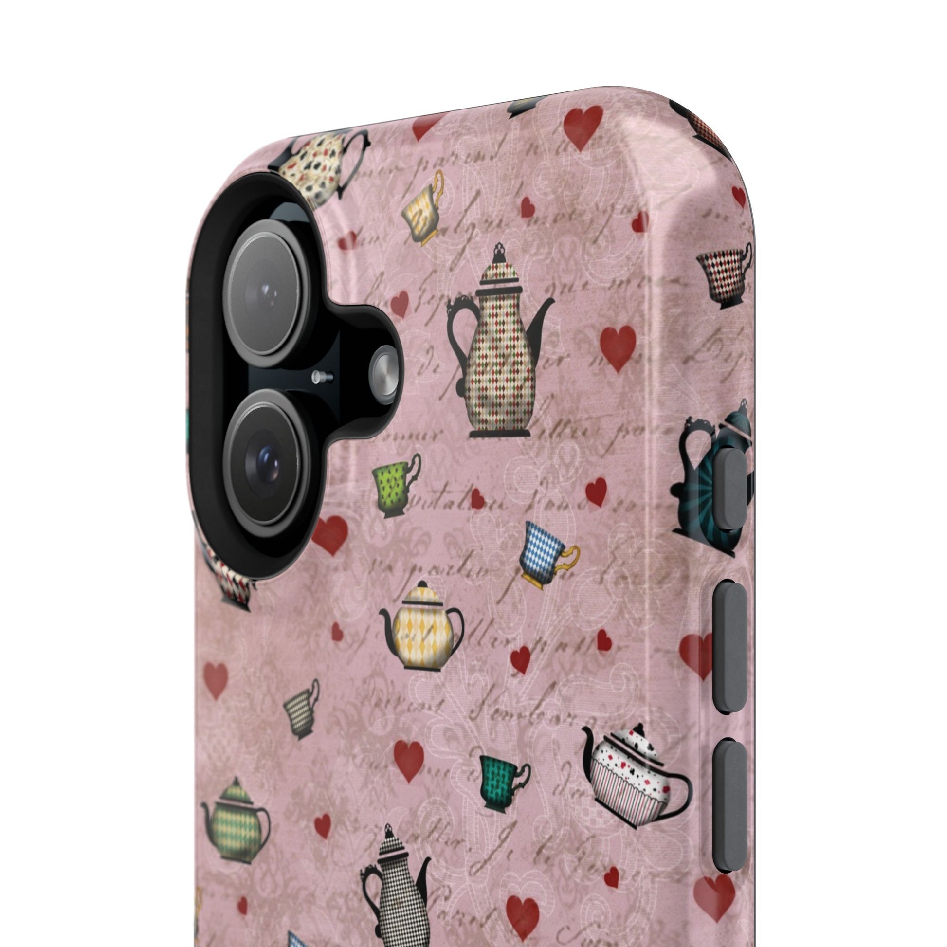 Tea Hearts Magnetic iPhone Case