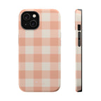 Tea Towel Gingham Magnetic iPhone Case