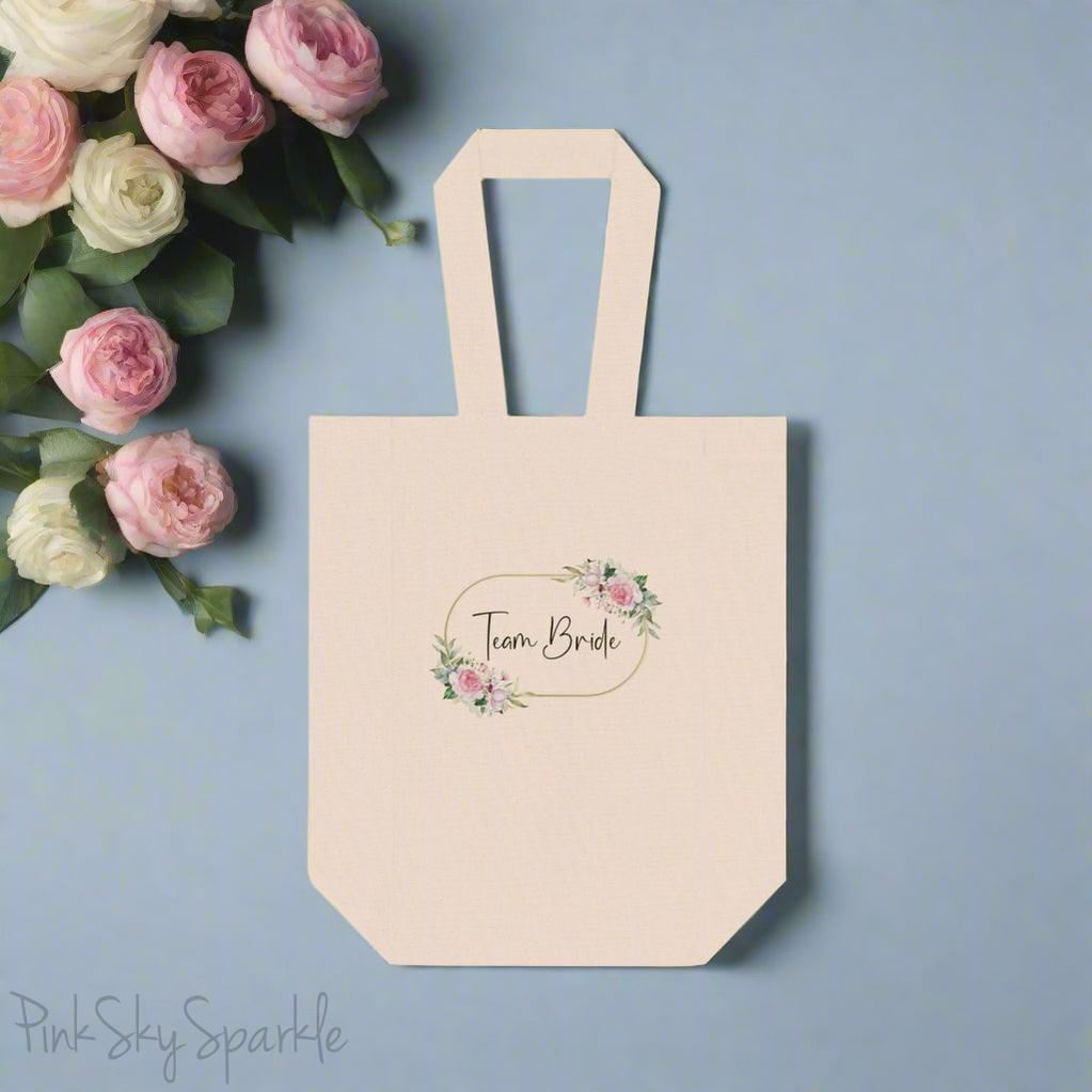Team Bride Wine Tote Bag