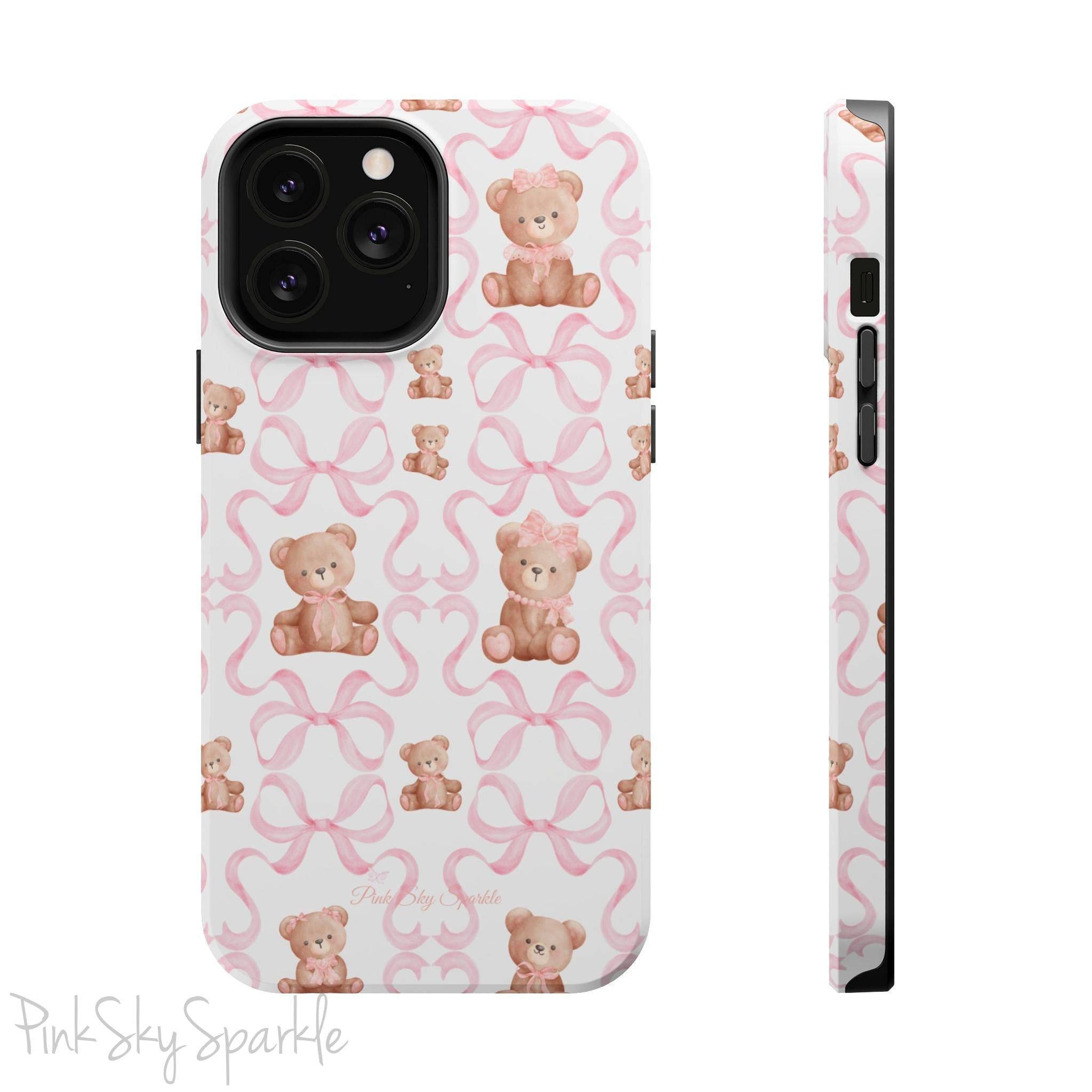 Teddy Bear Coquette Magnetic iPhone Case
