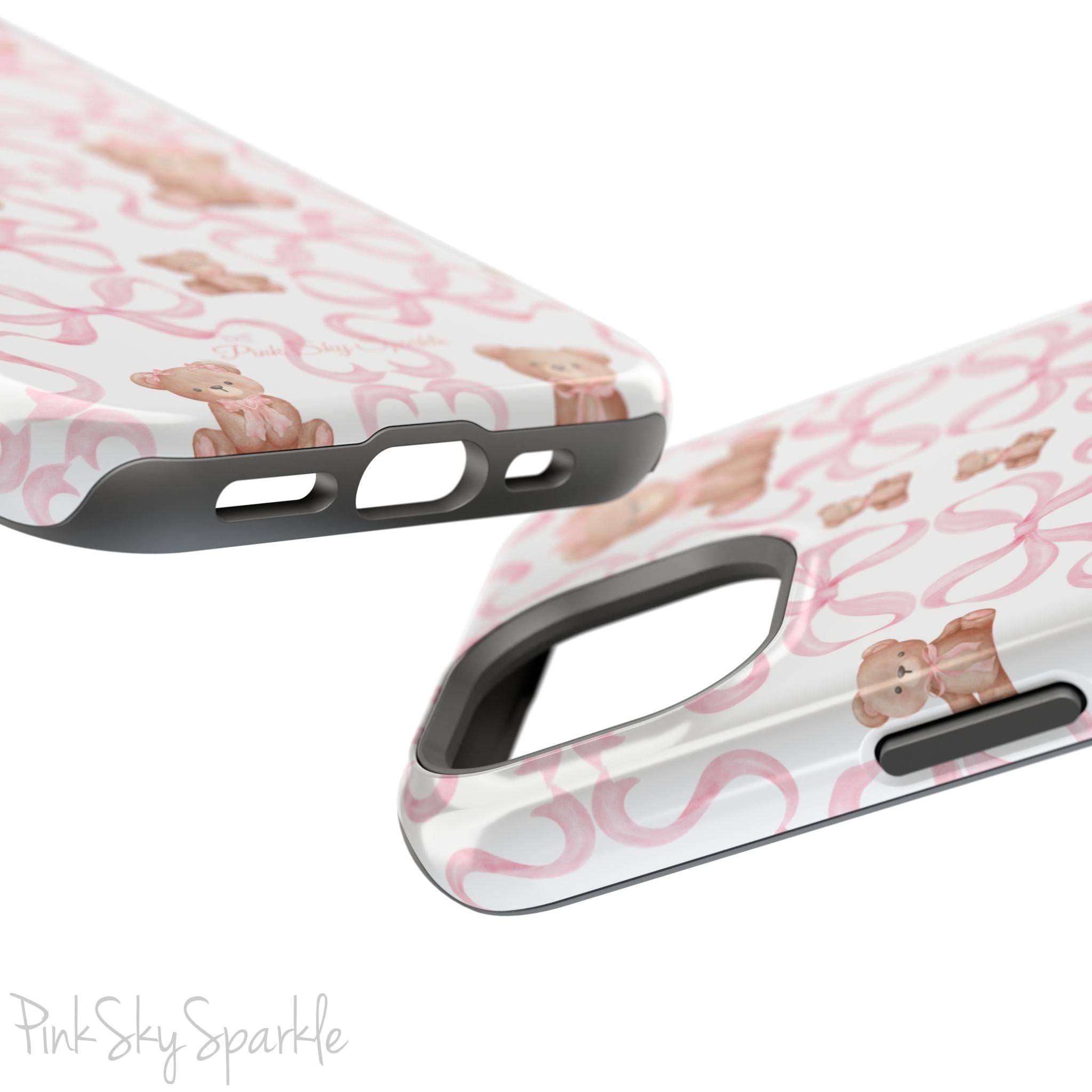 Teddy Bear Coquette Magnetic iPhone Case