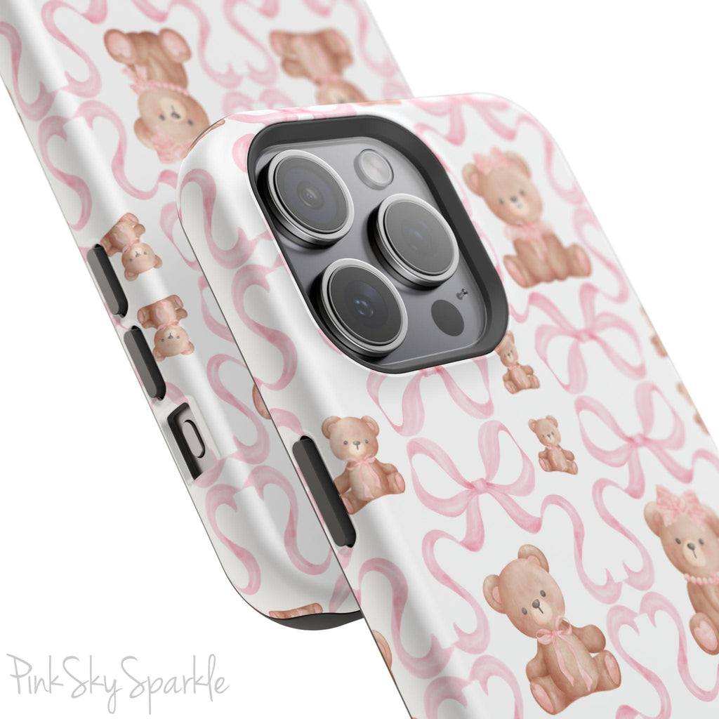 Teddy Bear Coquette Magnetic iPhone Case